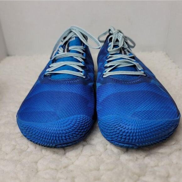 Merrell Vapor Glove 3 Barefoot Mens Size 13 Blue Running Shoes - Picture 2 of 10
